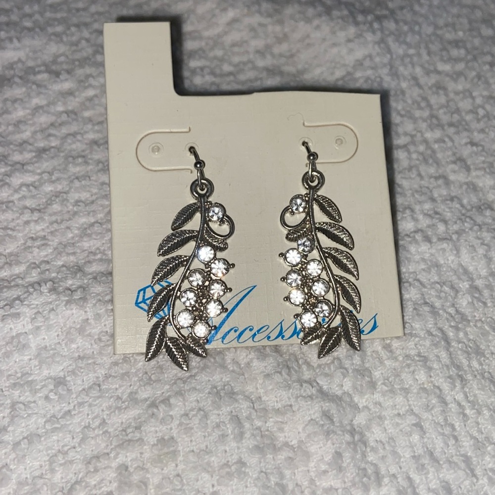 Silver earrings